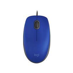 Mouse Con Cable Usb Azul Logitech M110