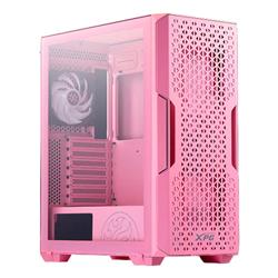 Gabinete Gamer Adata Starker Air Pink Mid Tower 2x120mm Fan