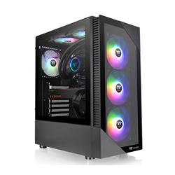 Gabinete Gamer Thermaltake View 200 Tg Black Argb Mid Tower