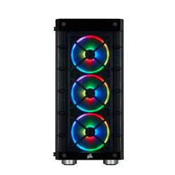 GABINETE GAMER CORSAIR CRYSTAL 465X RGB TEMPLADO ICUE NEGRO