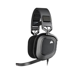 AURICULARES GAMER CORSAIR HS80 RGB USB CARBON   NEGRO